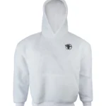 Men White Fleece Hoodie – Casual Wear