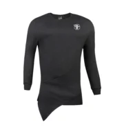 Men Black Designer Sweatshirt – Modern Fit