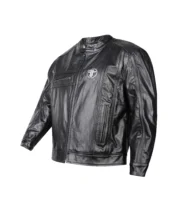 Men Black Leather Jacket – Stylish Casual Wear - Image 2