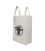 Eco friendly canvas tote shoulder bag with custom logo reusable cotton bag