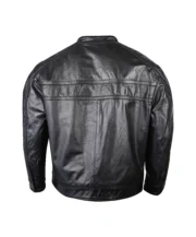 Men Black Leather Jacket – Stylish Casual Wear - Image 3