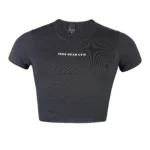 Women Cropped Gym T-Shirt – Iron Bear Edition