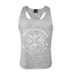 Women’s Gym Tank Top – Racerback Fitness Sleeveless Shirt (Grey)