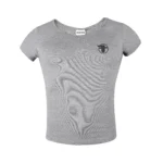 Women’s Gym T-Shirt – Lightweight Fitness Training Tee (Grey)