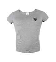 Women’s Gym T-Shirt – Lightweight Fitness Training Tee (Grey)