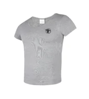 Women’s Gym T-Shirt – Lightweight Fitness Training Tee (Grey) - Image 2