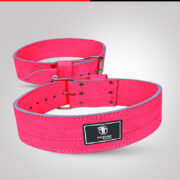 Black Leather Weightlifting Belt – Training Equipment - Image 9