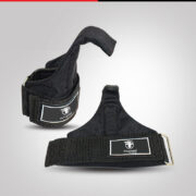 Black Weightlifting Hook Straps - Image 3