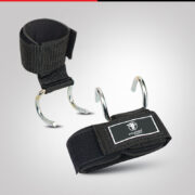 Black Weightlifting Hook Straps