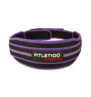 Weightlifting Support Belt – Adjustable Gym Back Support Belt (Purple)