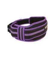 Weightlifting Support Belt – Adjustable Gym Back Support Belt (Purple) - Image 2