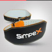 Black Leather Weightlifting Belt – Training Equipment - Image 4