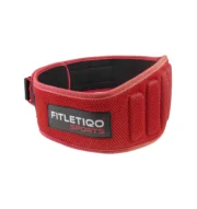 Adjustable Weighted Training Belt – Fitness Resistance Belt (Red) - Image 2