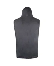 Men’s Sleeveless Gym Hoodie – Lightweight Training Tank Hoodie (Red/Black) - Image 3