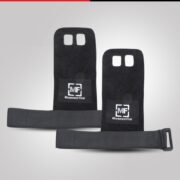 Grip Strength Training Straps – Black & Pink