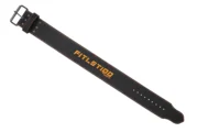 Premium Leather Weightlifting Belt – Heavy Duty Gym Support Belt (Orange Stitch Edition) - Image 3