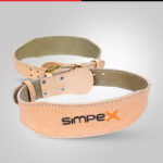 Natural Leather Weightlifting Belt – Training Equipment