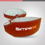 Tan Leather Weightlifting Belt – Training Equipment