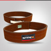 Red and Blue Striped Weightlifting Belt – Training Equipment - Image 6