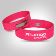 Red and Blue Striped Weightlifting Belt – Training Equipment - Image 4