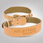 Natural Leather Weightlifting Belt – Training Equipment