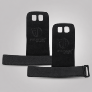 Grip Strength Training Straps – Black & Pink